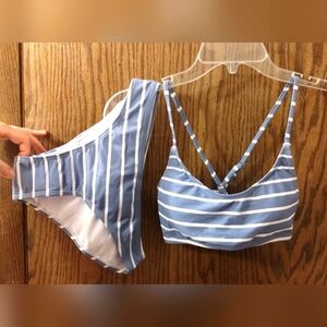 [Firm Price Unless Bundled] Shein striped swimsuit - never worn - size M